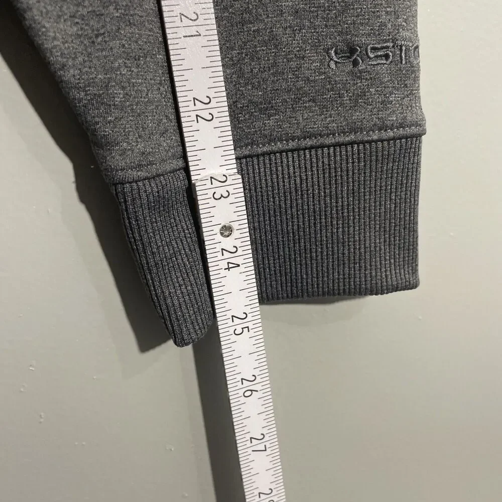 Under Armour Men’s Large UA Storm Tech Hoodie Gray Athletic Performance Pullover